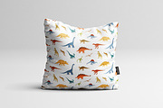 Cute dinosaurs seamless patterns, a Pattern Graphic by Good Studio (Thumbnail 7 of 7)