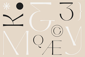 Artemis Semi-serif Unique Typeface