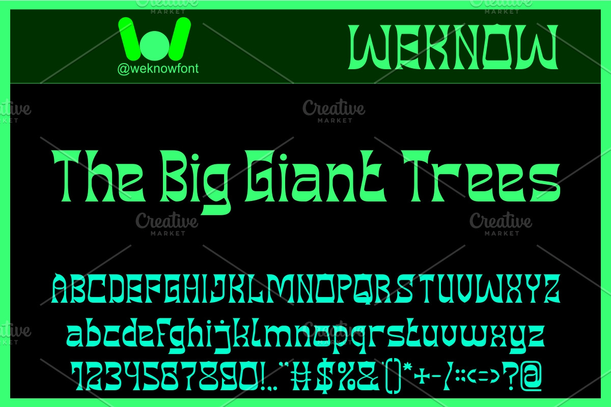 Black Dragon font, a Serif Font by weknow (Photo 5 of 8)