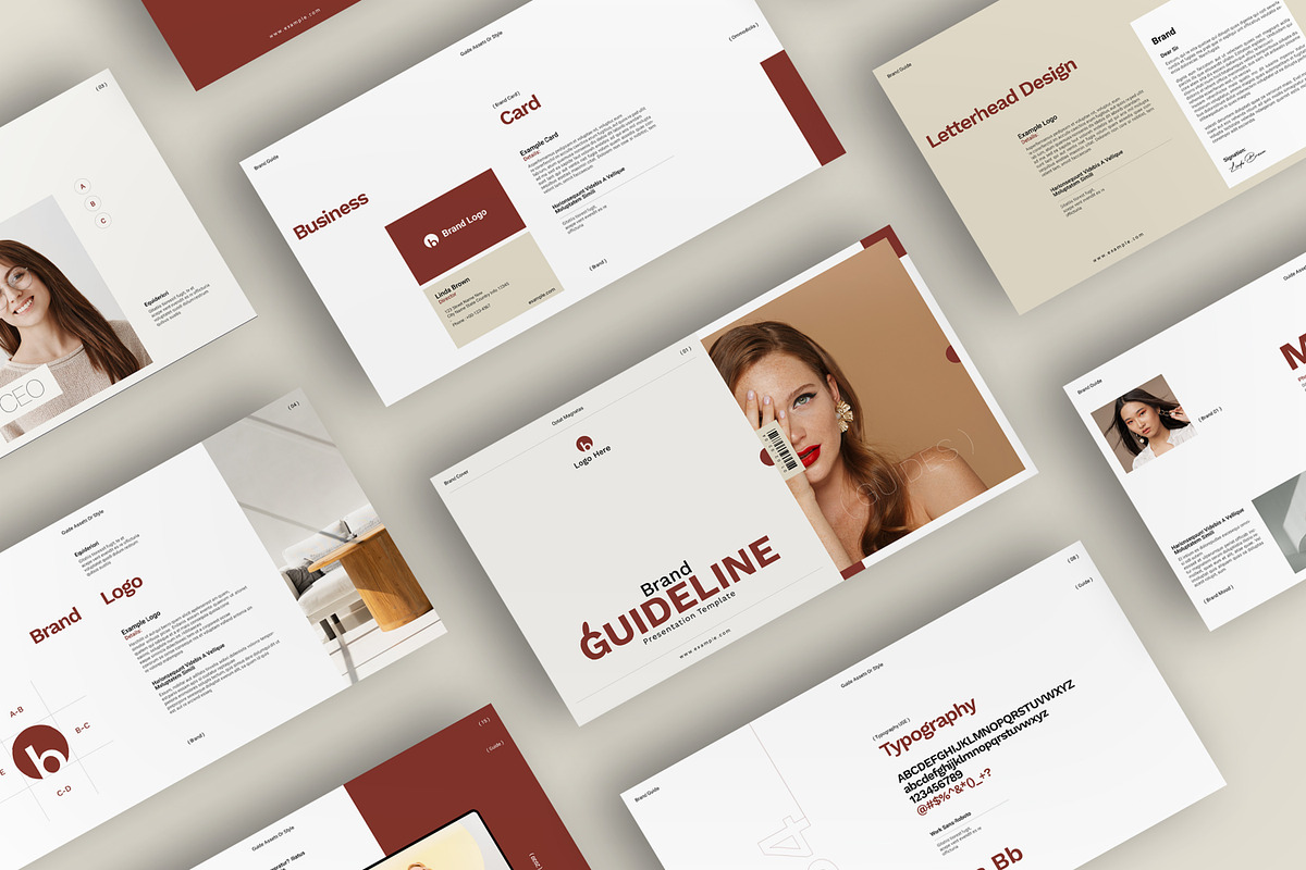 Brand Guideline Presentation, a Marketing Template by PrintIdea (Photo 1 of 5)