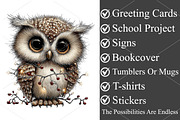 Whimsical Christmas Animals Clipart, a Seasonal Illustration by Canvas Craft (Thumbnail 3 of 7)