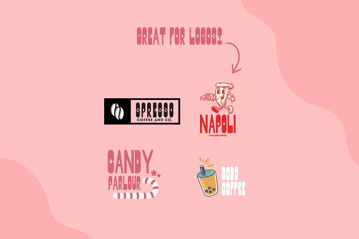 Sugar Blast - Sweet Typeface, a Sans Serif Font by HipFonts (Photo 7 of 8)
