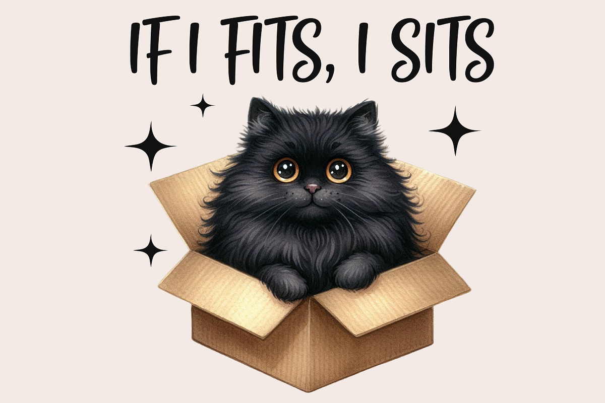 Funny Cat Sarcastic Sassy Bundle Png, an Illustration by Designworld (Photo 3 of 11)