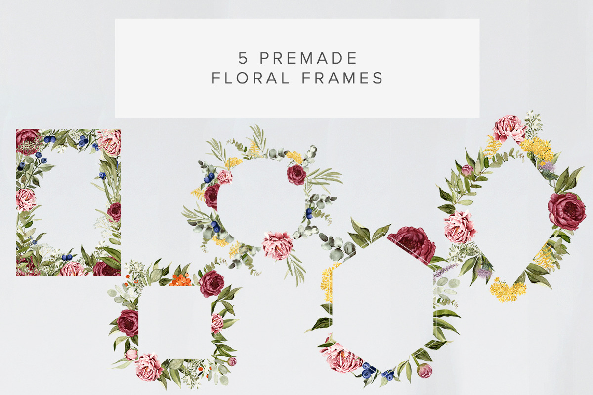 San Clemente Script + Spring Florals, a Script Font by Jen Wagner Co (Photo 11 of 16)