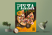 Pizza House Flyer Template, a Flyer Template by Boostock (Thumbnail 3 of 4)