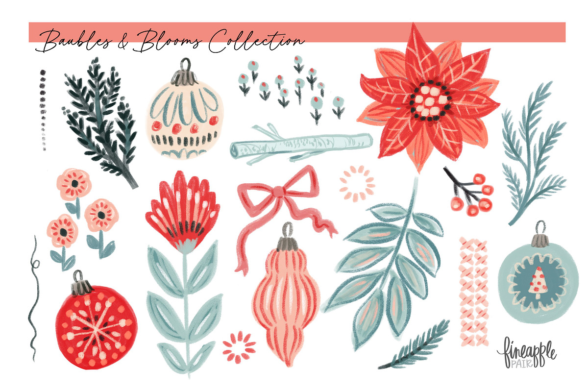 Cute Christmas Clipart, an Object Graphic by FINEAPPLE (Photo 3 of 6)