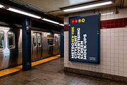 New York Metro Ad Screen Mock-Up 1, an Advertising Mockup by Graphic Shelter (Thumbnail 2 of 8)