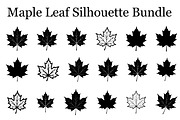 Maple Leaf Silhouette Bundle, a Graphic by musafir_fashion (Thumbnail 1 of 10)