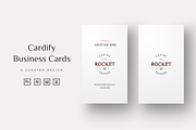Cardify - Business Card Template, a Business Card Template by Ctrl space studio (Thumbnail 1 of 9)