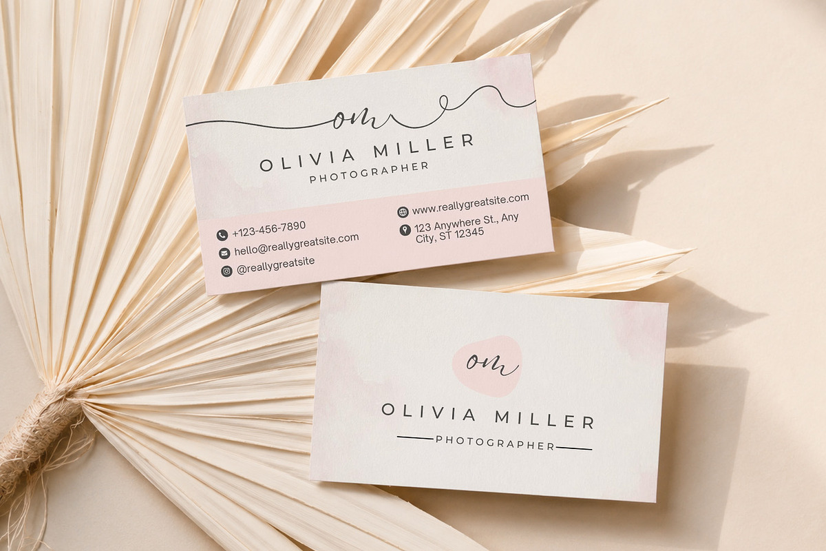 Photographer Business Card Canva, a Business Card Template by Arslan (Photo 3 of 6)