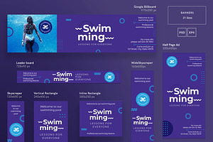 Banners Pack Swimming Lessons