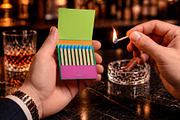 Matchbook Mockup, a Packaging Mockup by Country4k (Thumbnail 3 of 3)