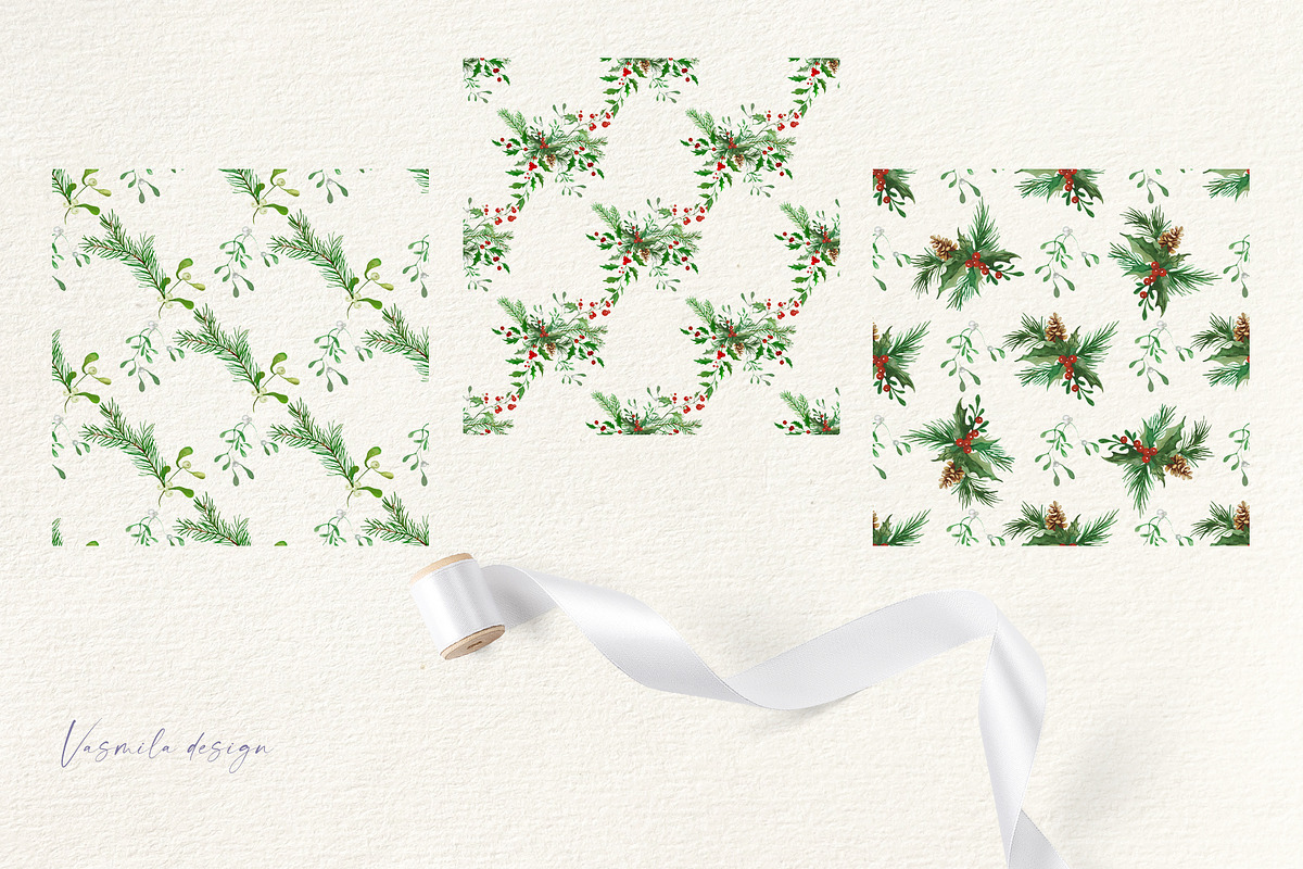 Merry Christmas, a Seasonal Illustration by Vasmila (Photo 10 of 11)