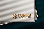 26 Luxury Logo Mockup with Shadow, a Mockup by aalfndi (Thumbnail 7 of 30)