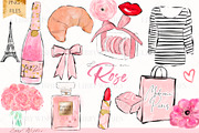 Paris Clip art illustrations, an Illustration by Libby Wishes (Thumbnail 2 of 7)