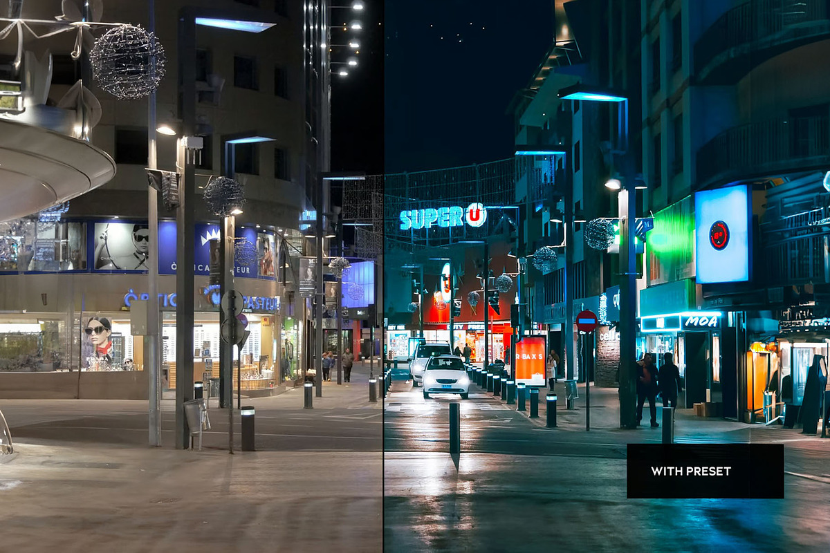 Night 2 Presets For Mobile & Desktop, a Preset Add-On by Hubzway (Photo 3 of 4)