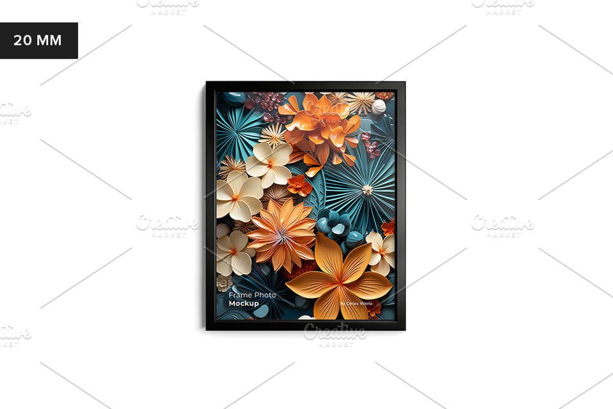 Front Portrait Frame Mockup - 11x14, a Household Mockup by Mockups by Carlos Viloria (Photo 4 of 7)