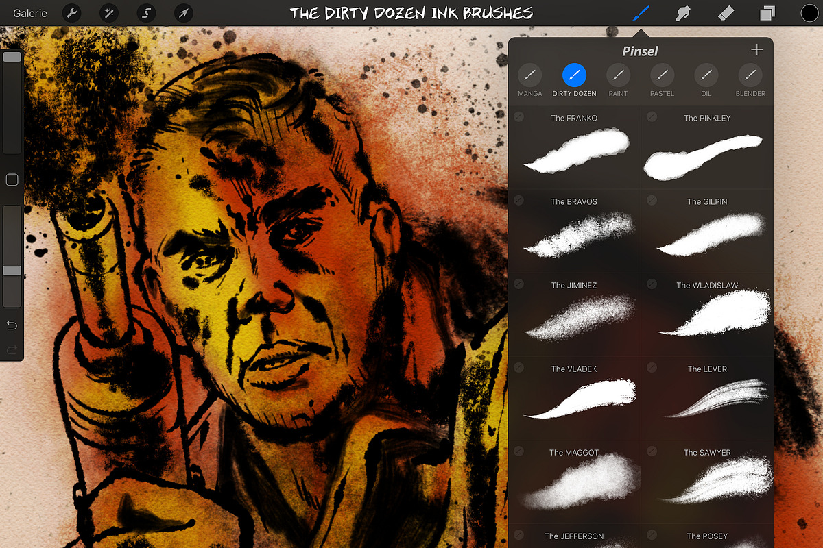 600+ Brushes Procreate BIG PACK, a Brush Add-On by Georg's Procreate Brushes (Photo 22 of 115)