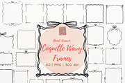 Coquette Wavy Frames hand drawn png, an Illustration by RimzStudio (Thumbnail 1 of 16)