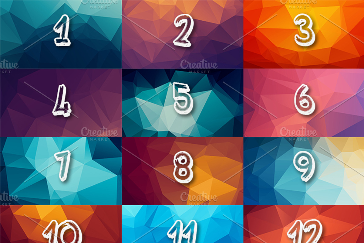 LowPoly Backgrounds, a Texture Graphic by Claudiu Gabriel (Photo 2 of 3)