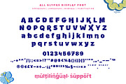 Clouderis - Bubble Font, a Handwritten Font by productype1 (Thumbnail 10 of 10)