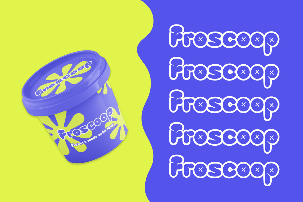 Bublora – Bubble Display Font, a Sans Serif Font by Vadovastd (Photo 4 of 7)
