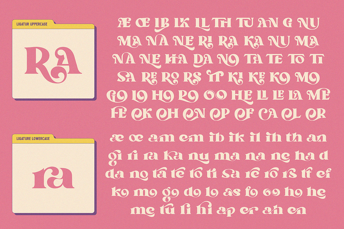 Pasta, a Serif Font by Burntilldead (Photo 8 of 11)