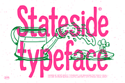 Stateside - Retro Groovy Font, a Sans Serif Font by Typeparties (Thumbnail 7 of 12)