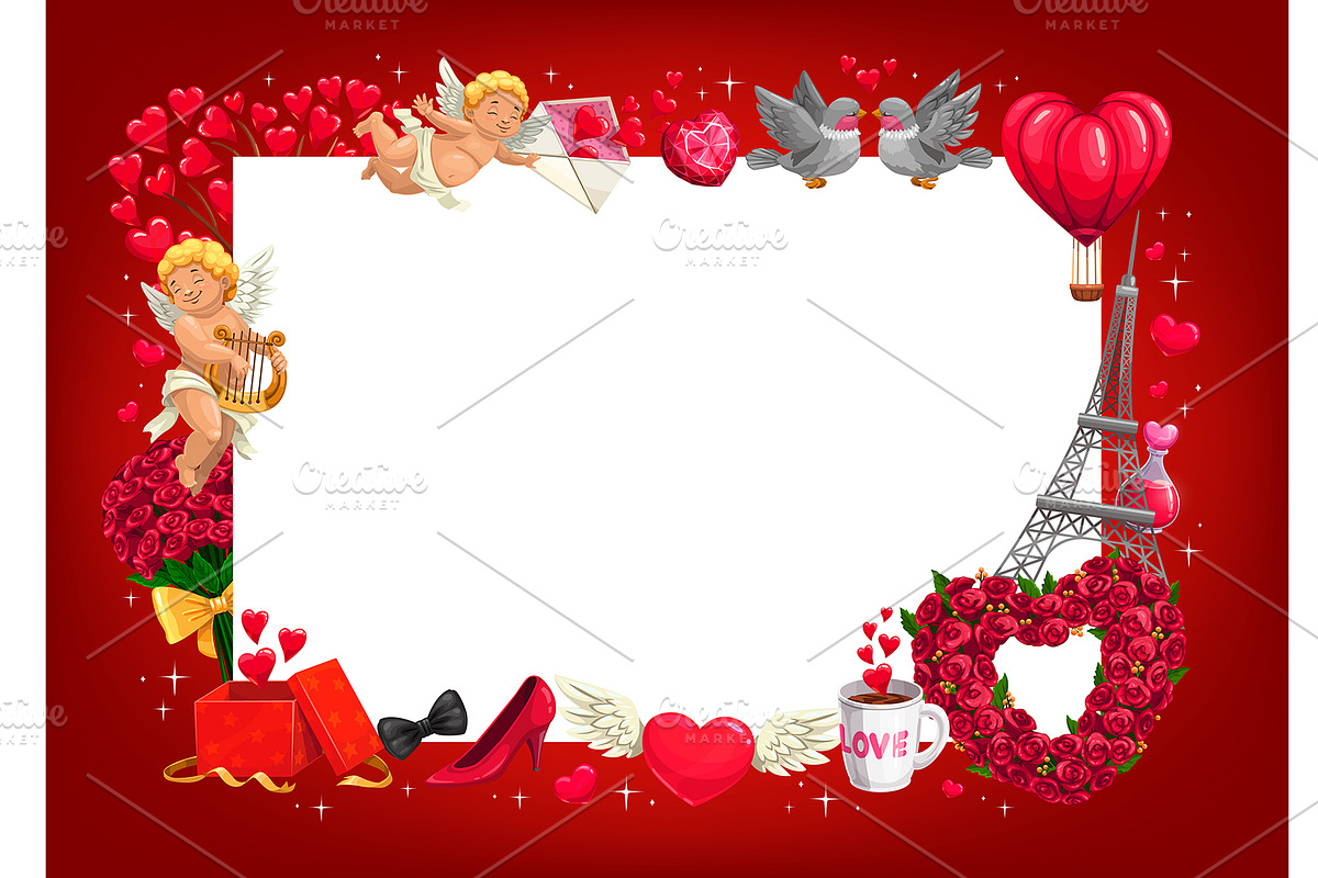Valentine day greeting card, an Illustration by Vector Tradition (Photo 2 of 3)