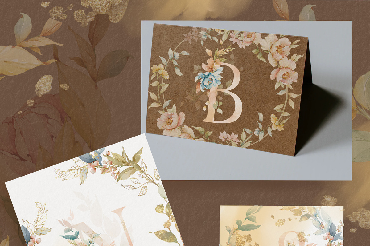 Watercolor flowers pink bloom set, a Decorative Illustration by Edith’s World (Photo 8 of 19)