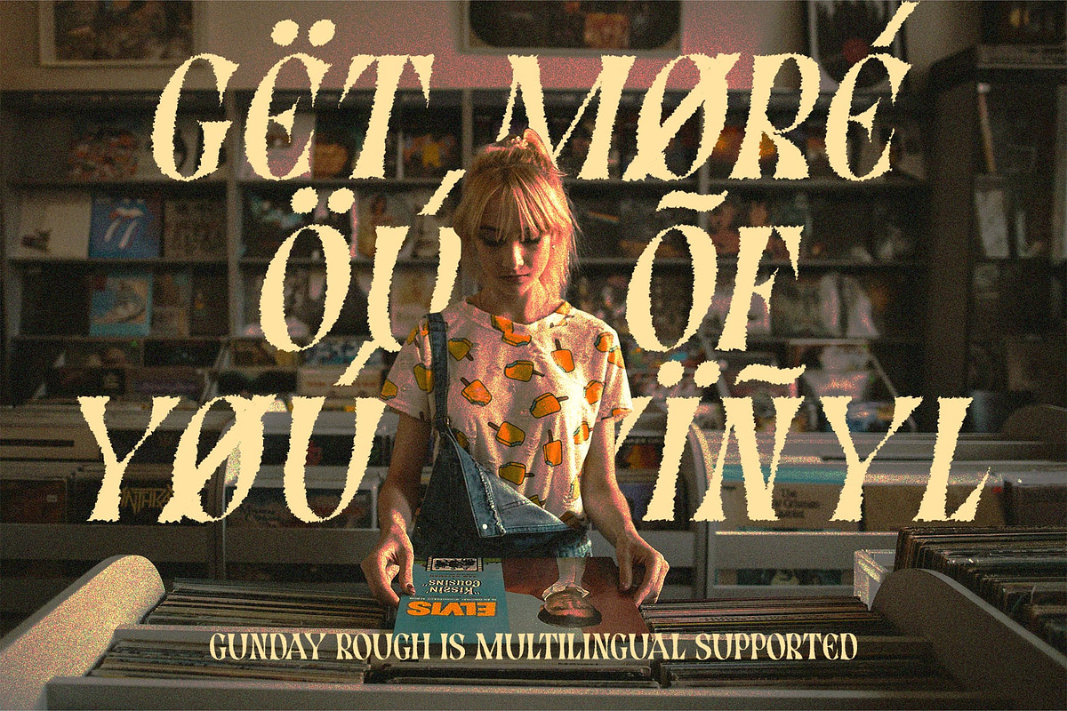 Gunday Rough, a Serif Font by Craft Supply Co. (Photo 7 of 8)