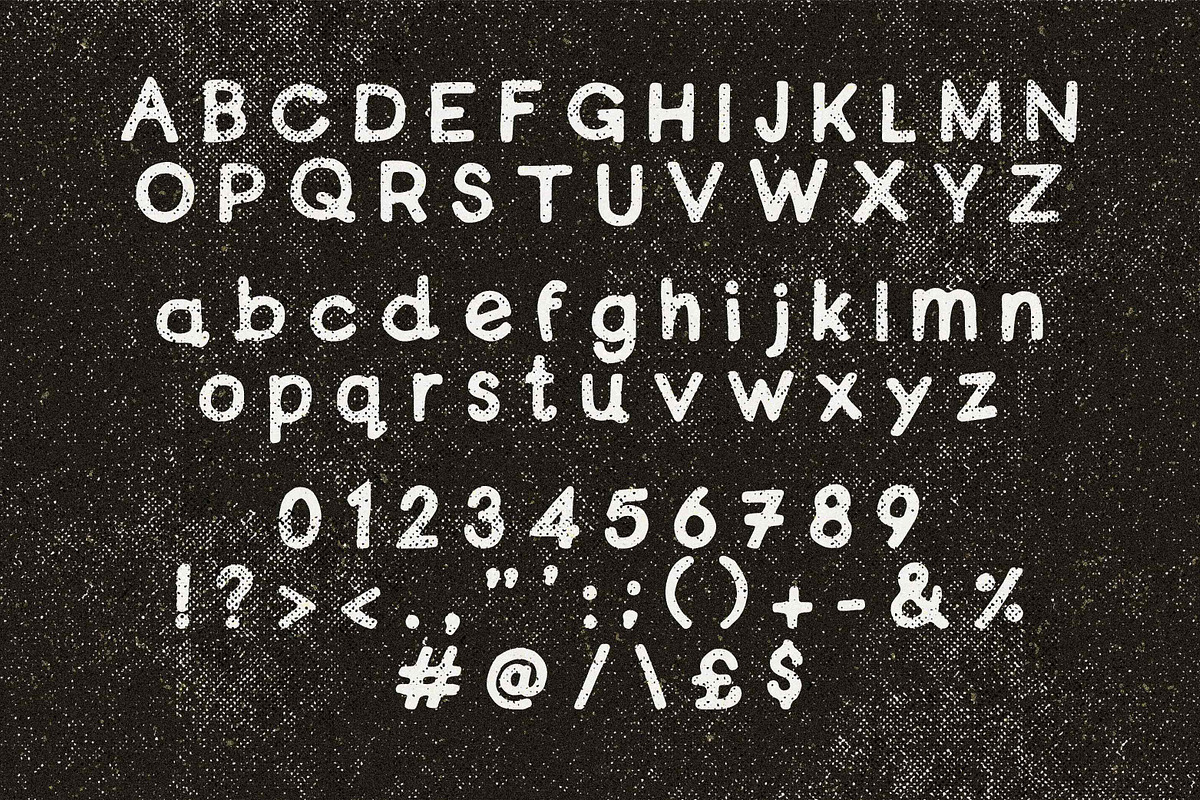 Simpler Times Typeface preview 3
