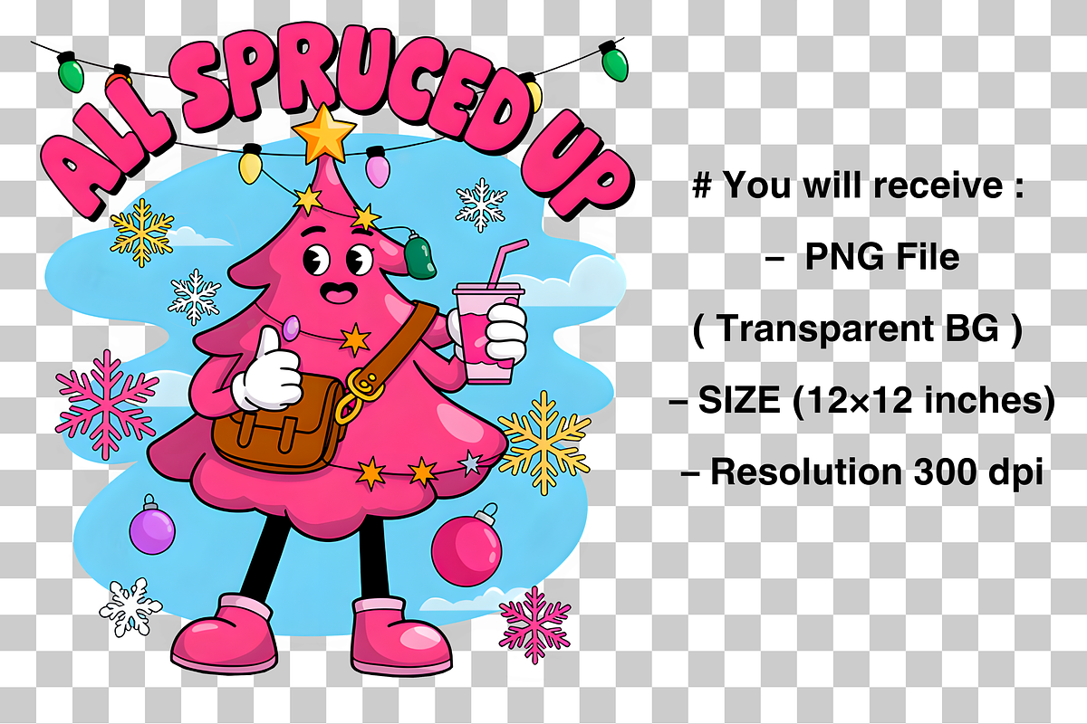 All Spruced Up PNG, a Graphic by Clipart Bloom (Photo 2 of 2)
