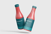 Sauce Bottle Mockup, a Packaging Mockup by tiyasprabawa (Thumbnail 4 of 5)