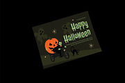 Halloween Spooky Party Greeting Card, a Card Template by Neermana (Thumbnail 3 of 4)