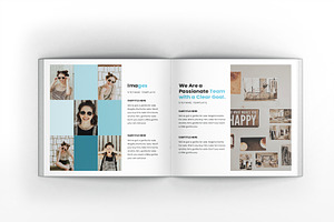 Stefanie Branding Square Brochure