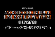 African Gribald - Greek Font, a Sans Serif Font by Iqsiart Studio (Thumbnail 5 of 6)