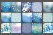 Winter bokeh digital paper, a Pattern Graphic by Paper Farms (Thumbnail 2 of 2)