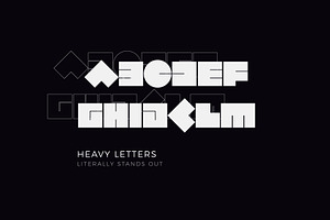 Geometric Headline Font