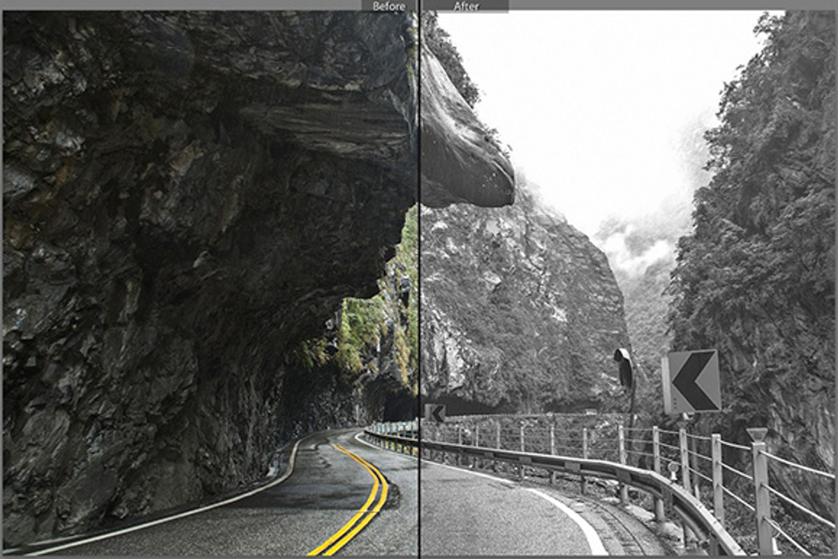 Black and white lightroom presets