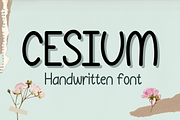 CESIUM, a Handwritten Font by Sirinart (Thumbnail 1 of 5)