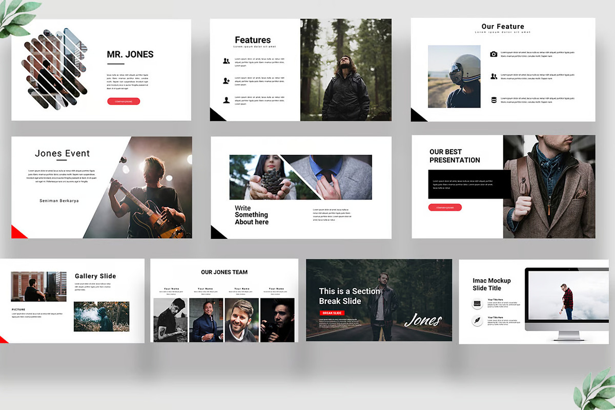 Joecreative Powerpoint PPTX, a Presentation Template by UInstrument (Photo 3 of 5)