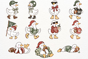 Football Season Clipart Silly Goose, a Sport Illustration by SugarCloudStudioArt (Thumbnail 4 of 6)