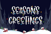 Christmas Lights Font, a Script Font by Akrinity Digital (Thumbnail 5 of 10)