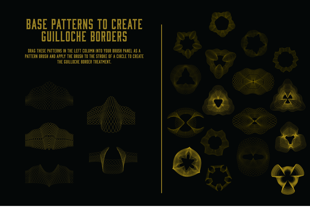 Guilloche & Sacred Geometry tool kit preview 4
