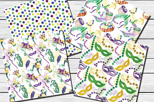 Mardi Gras Carnival Patterns