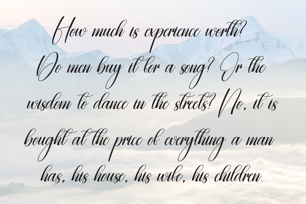 Santana | Script Font, a Handwritten Font by Scratchones (Photo 6 of 9)