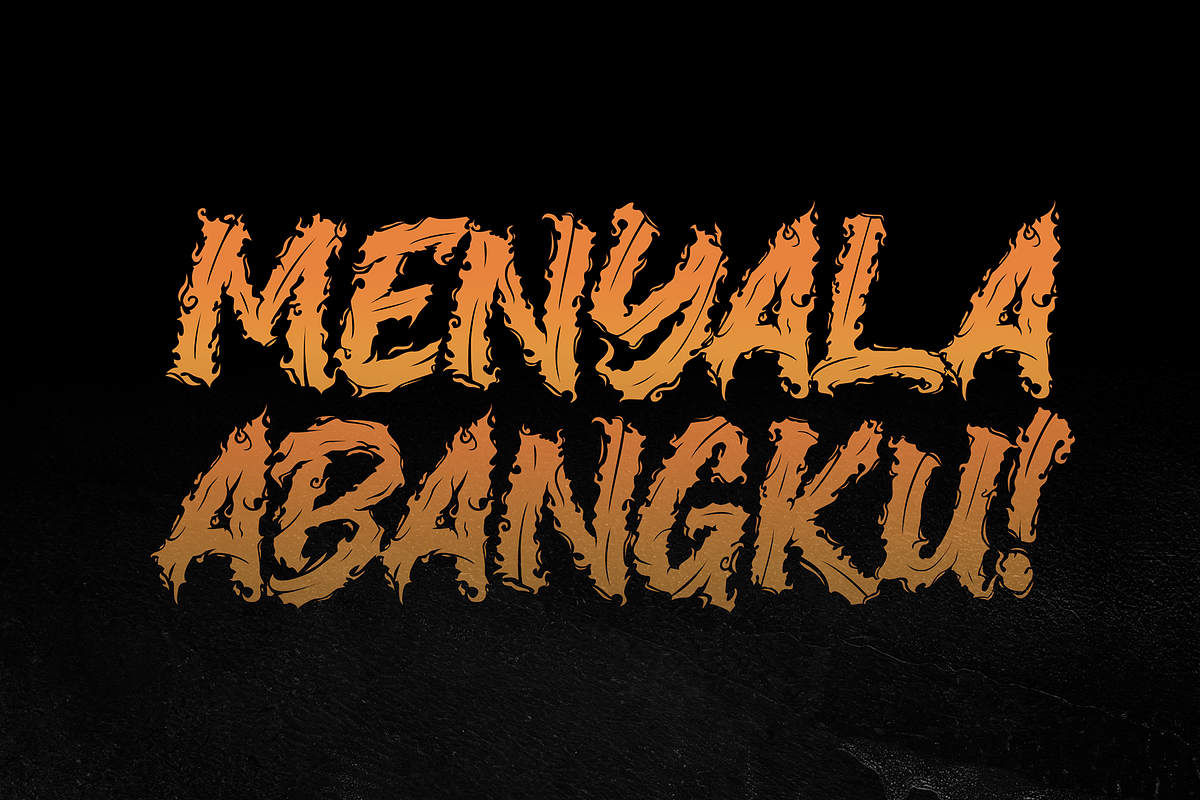Black Fire - Onfire Decorative Font, a Blackletter Font by figuree studio (Photo 9 of 9)