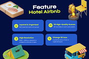 Hotel & Travel 3D Isometric 3D Icon, a Furniture 3D Model by orenjidesign (Thumbnail 2 of 8)
