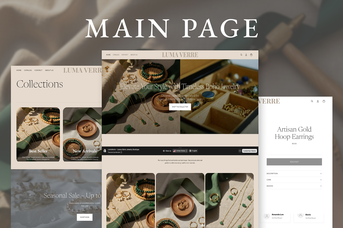 Luma Verre Jewelry Shopify Theme, a Shopify Template by AtelierDuVow (Photo 3 of 10)